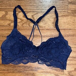 Aerie Navy Lace Bralette - Size M - Excellent Condition
